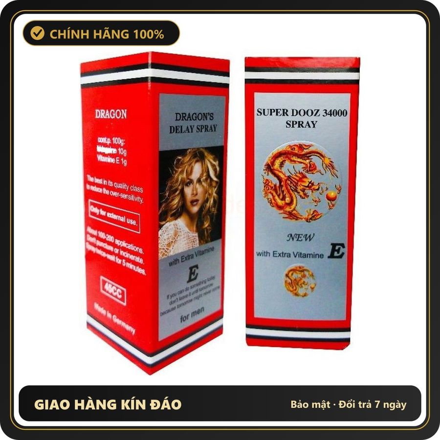 (Che Tên) Xịt Khử Mùi Thơm Cơ Thể Đức - Rồng Đỏ Super Dooz 34000 Spray – 45ml 365971 Hỗ Trợ 24/7