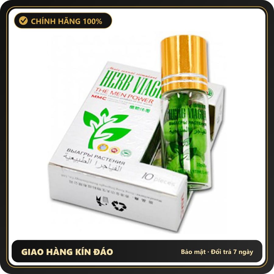 (Che Tên) Herb Kin Ku Ngfu - Hàng Mỹ - Hiệu Quả 100% - Chính Hãng - Hộp 10 Viên Hỗ Trợ 24/7