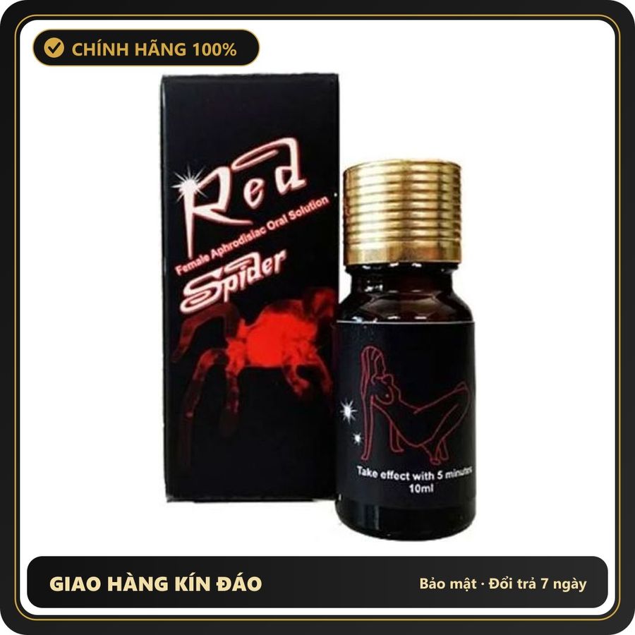 (Che Tên) Red Spider - Hiệu Quả 100% - Chính Hãng Bồ Đào Nha - Dạng Nước Giao Nhanh Toàn Quốc