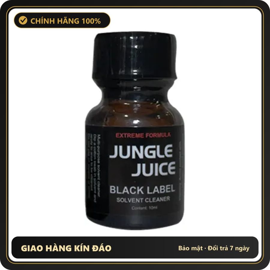 (Che Tên) Chai Hít Popper Hỗ Trợ Tăng Khoái Cảm Jungle Juice Black Label 393180 Hỗ Trợ 24/7