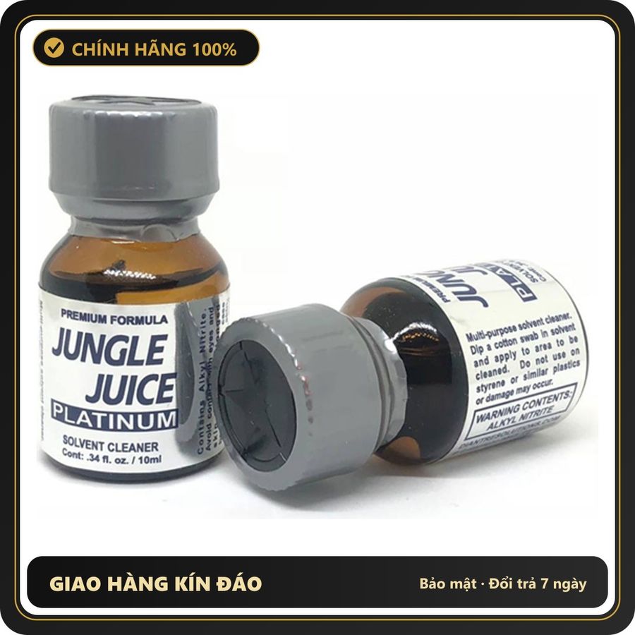 (Che Tên) Jungle Juice Platinum Popper 10ml by PWD | Made in USA Chuẩn Auth