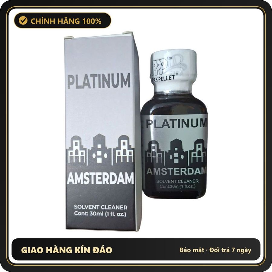 (Che Tên) Popper Amsterdam Platinum 30ml Giao Nhanh Toàn Quốc