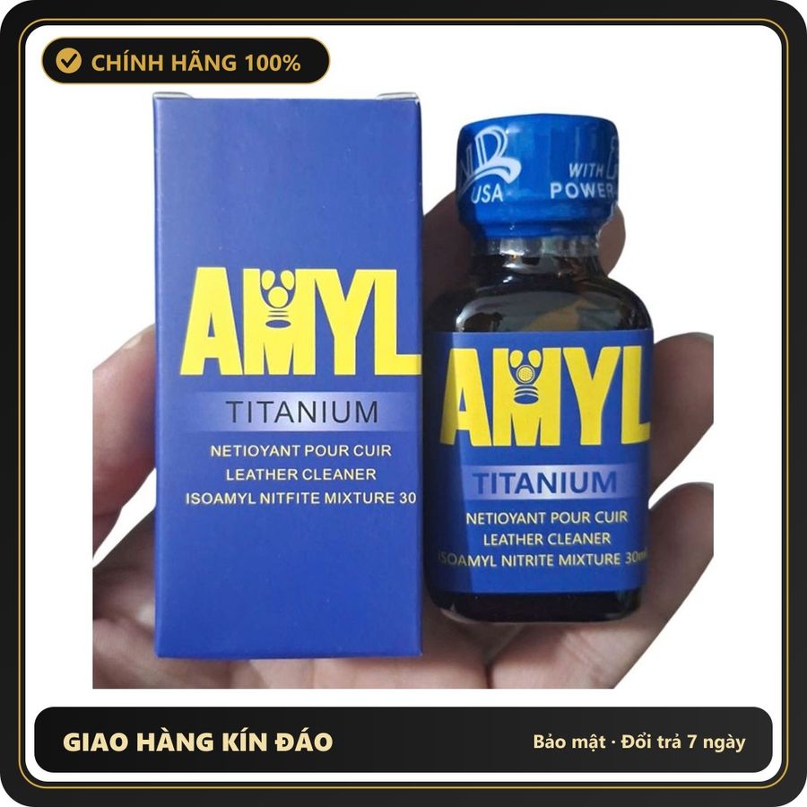 (Che Tên) Popper AMYL TITANIUM 30ml Cao Cấp Bảo Đảm