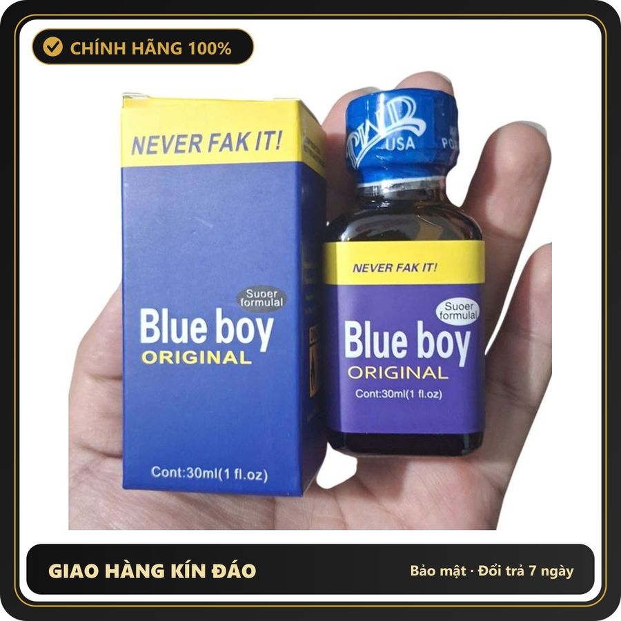 (Che Tên) Popper Blue Boy Original 30ml Cao Cấp Bảo Đảm