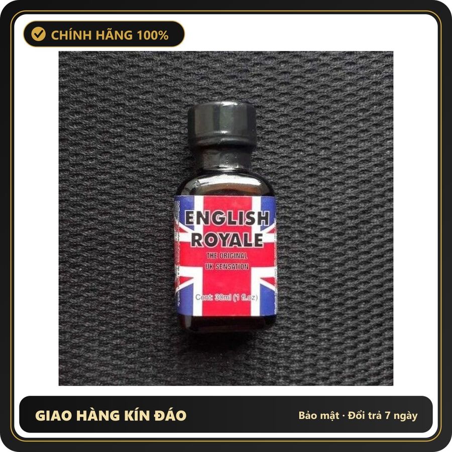 (Che Tên) Popper English Royal 30ml Chính Hãng (USA) - Hàng Mới Về