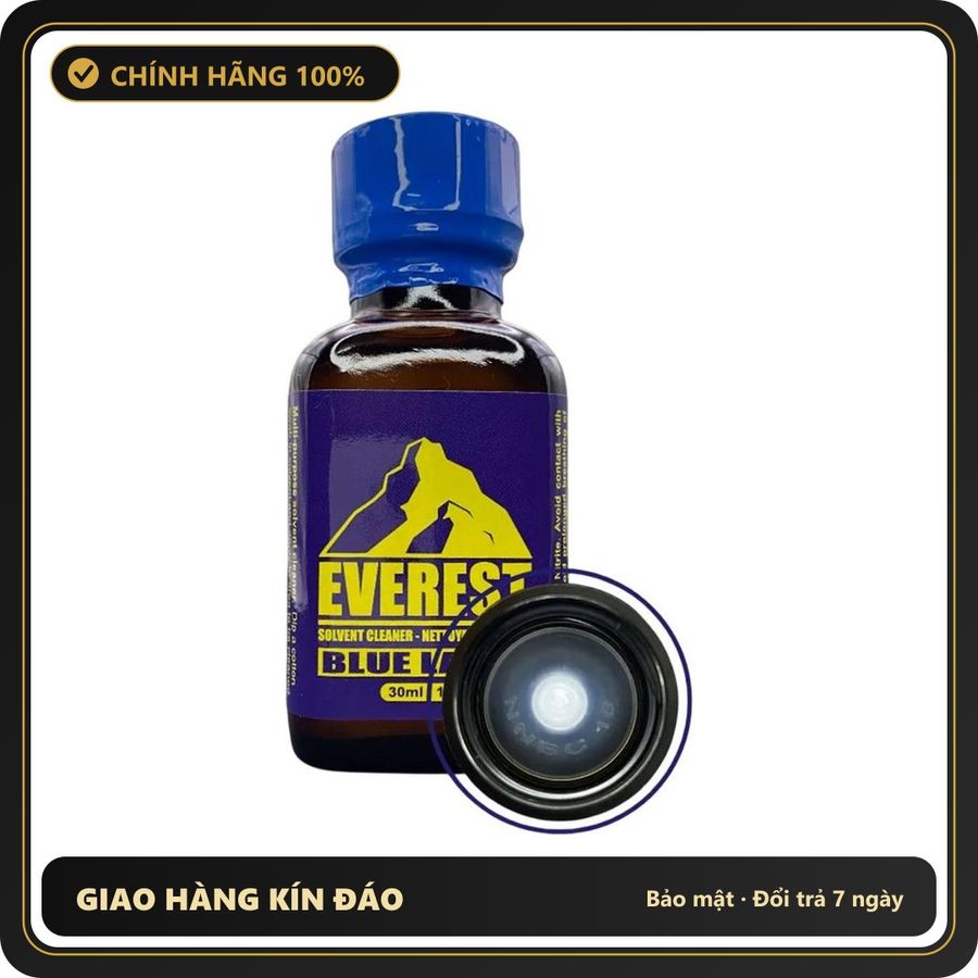 (Che Tên) Popper Everest Blue 30ml Chính Hãng USA Hộp Trắng Kín