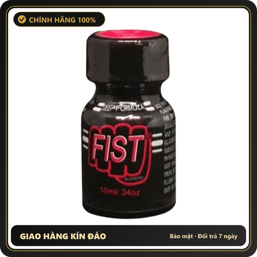 (Che Tên) Popper Fist Pink 10ml Nắp Đỏ Chính Hãng 100% PWD – USA Chuẩn Auth
