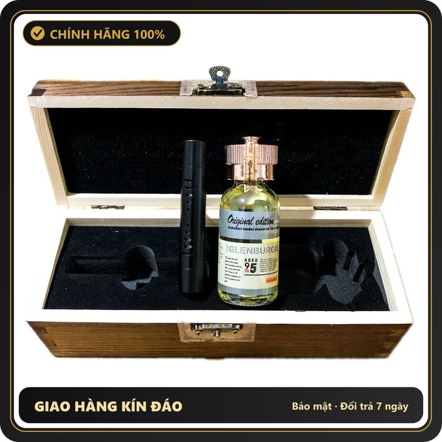 (Che Tên) Popper Hộp Gỗ Glenburgie – 30ml – Chuẩn USA 410294 Bảo Mật Tuyệt Đối