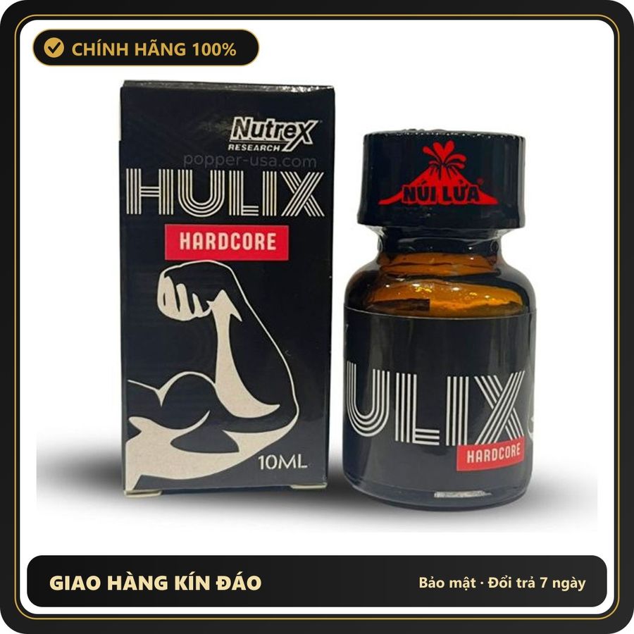 (Che Tên) Popper Hulix Nutrex 10ml Dùng Bao Phê, Mạnh Như Vũ Bão 410296 Bảo Mật Tuyệt Đối