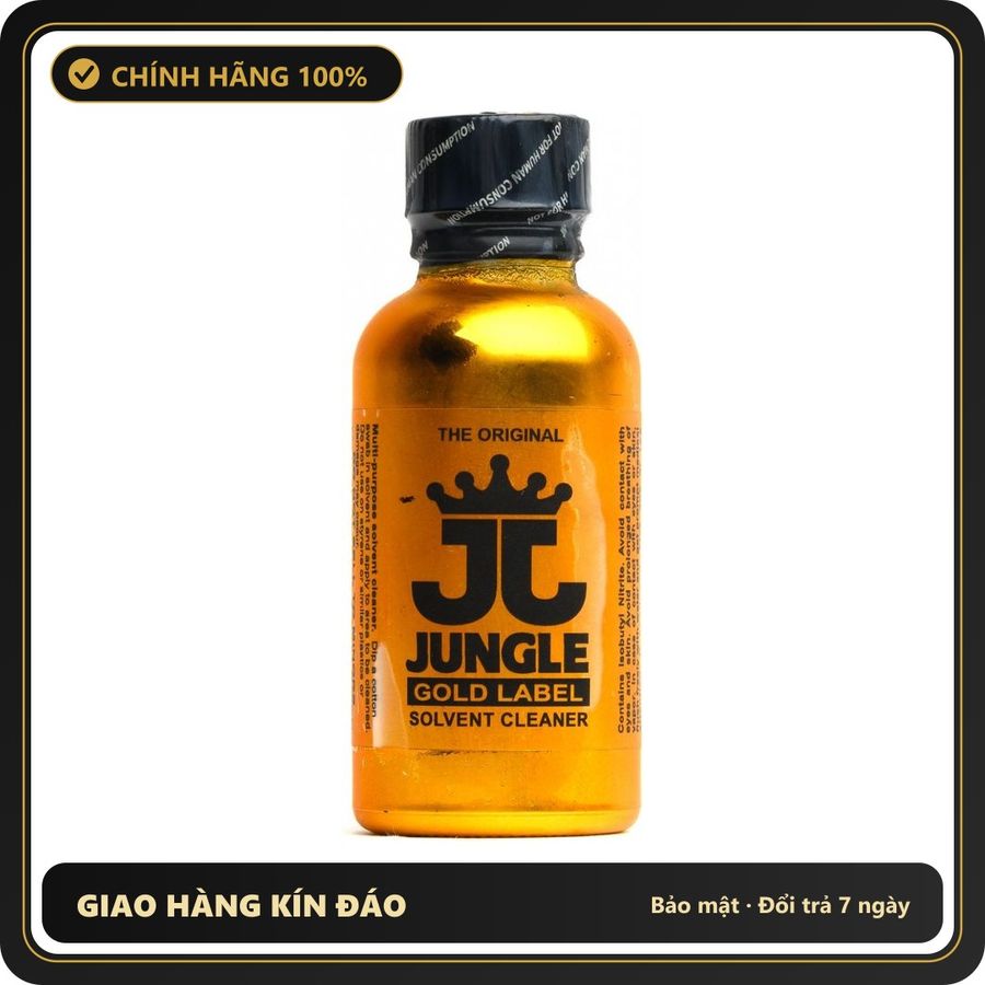(Che Tên) Popper Jungle Gold 30ml PWD Mỹ Chính Hãng 410505 Chuẩn Auth
