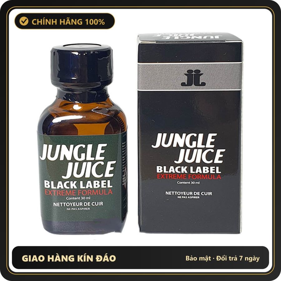 (Che Tên) Popper JUNGLE JUICE BLACK LABEL 30ml 410783 Bảo Mật Tuyệt Đối