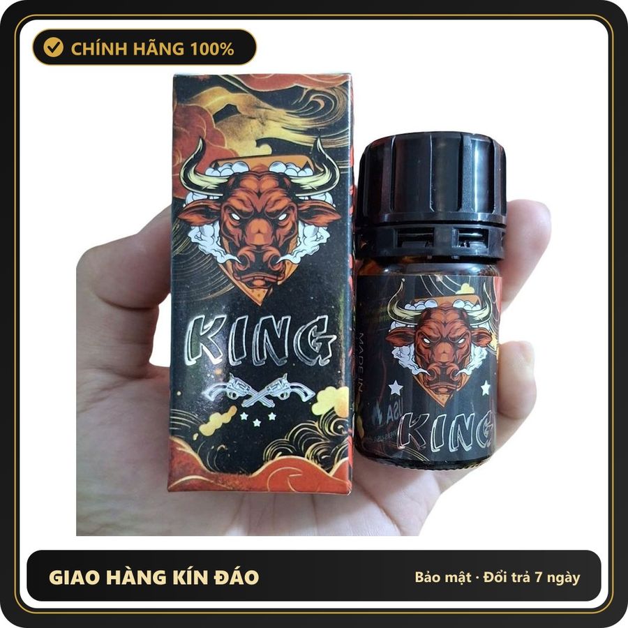 (Che Tên) Popper King Đầu Trâu 40ml – Chính Hãng Mỹ Chuẩn Auth
