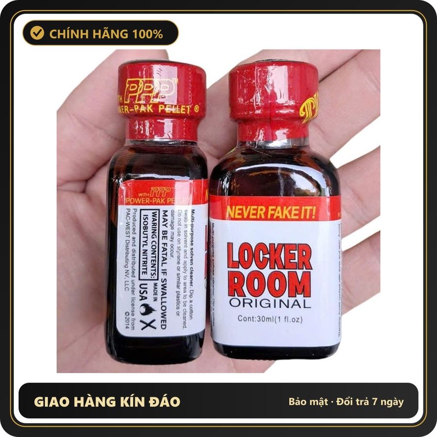 (Che Tên) Popper Locker Room Original 30ml PWD Bảo Mật Tuyệt Đối