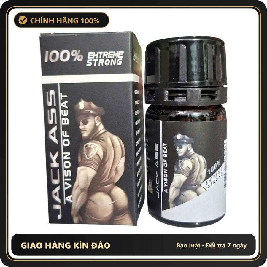 (Che Tên) Popper Mạnh Jack Ass 40ml – PWD Chính Hãng, Cực Phê Dành Riêng Cho LGBT Bảo Mật Tuyệt Đối