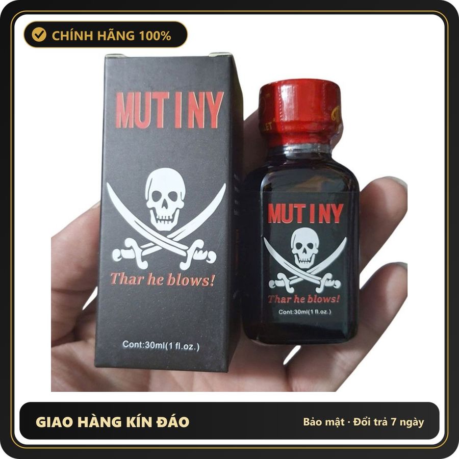 (Che Tên) Popper Mutiny Chính Hãng Usa 30ml Chuẩn Auth