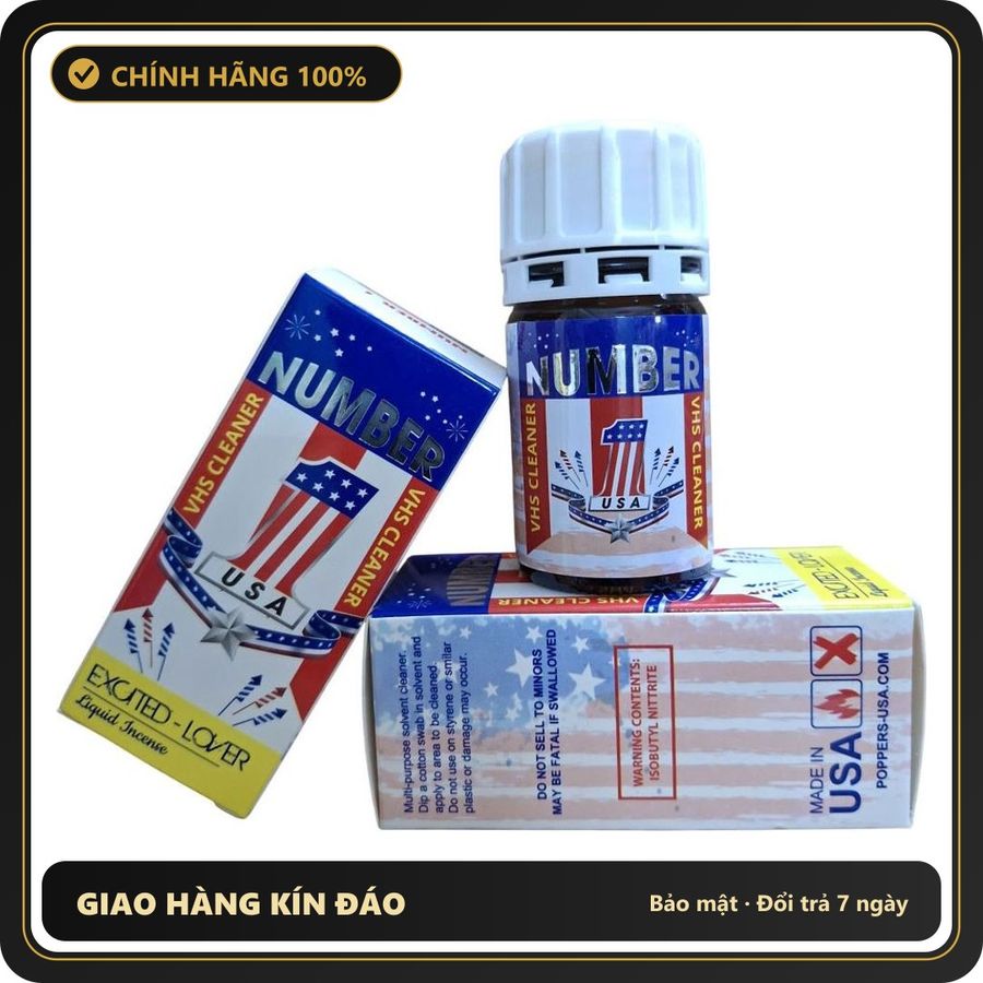 (Che Tên) Popper Number 1 USA 40ml Chính Hãng Bảo Mật Tuyệt Đối