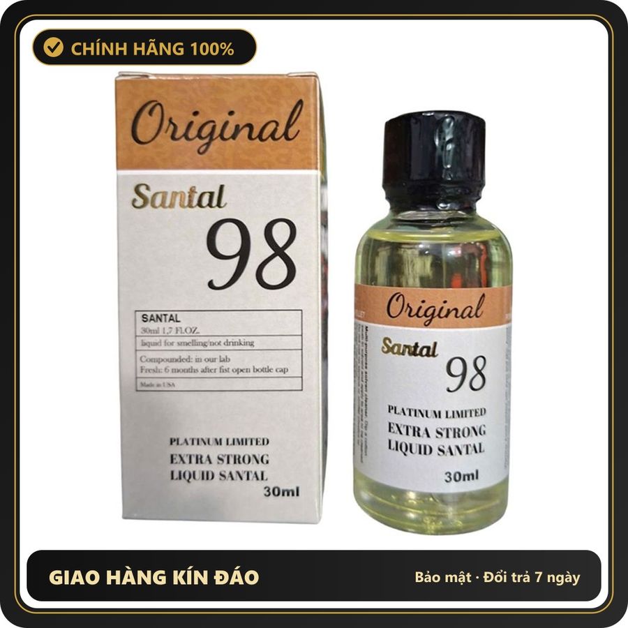 (Che Tên) Popper Original Santal 98 30ml Mùi Hương Hỗ Trợ 24/7