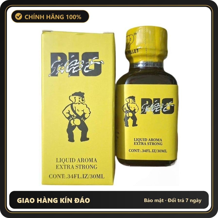 (Che Tên) Popper Pig Sweat Vàng 30ml Chính Hãng Chuẩn Auth