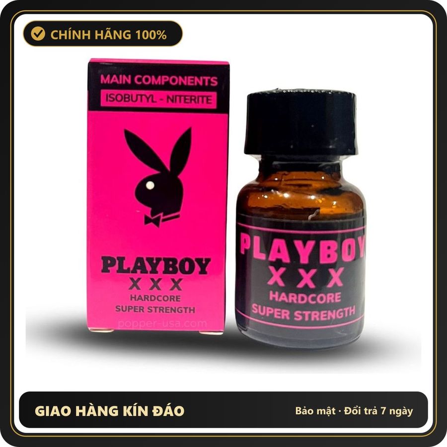 (Che Tên) Popper Playboy XXX 10ml Mới Xuất Hiện Trên Thị Trường 451882 Hộp Trắng Kín