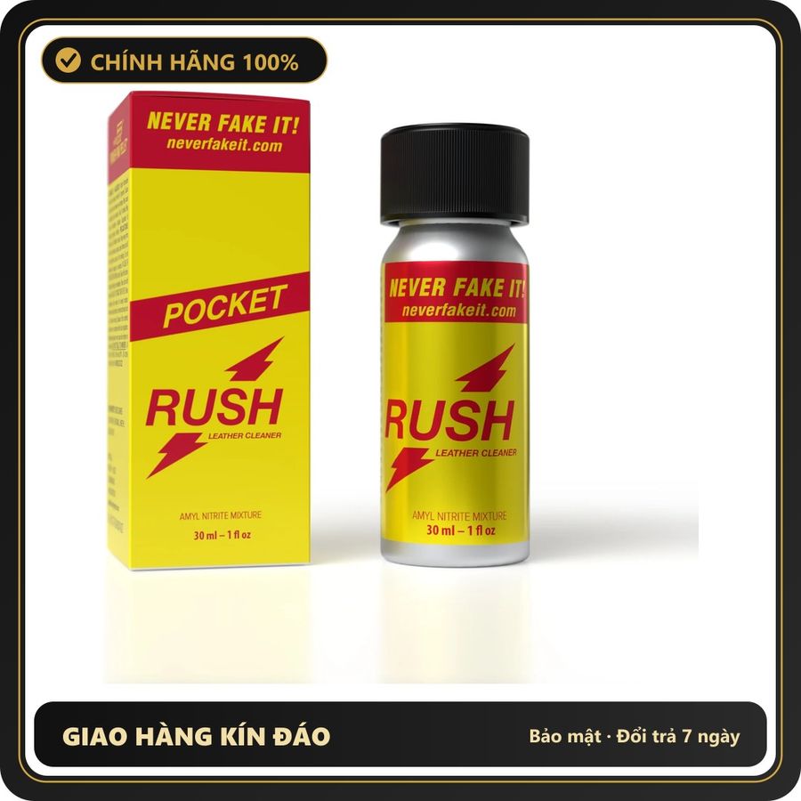 (Che Tên) Popper Pocket Rush 24ml Hộp Trắng Kín