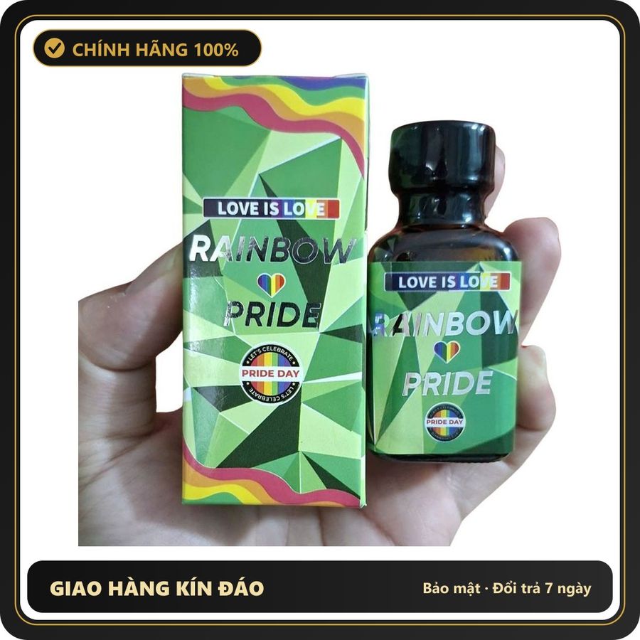 (Che Tên) Popper Rainbow Pride 30ml Dành Cho Top Bot Cao Cấp Bảo Đảm