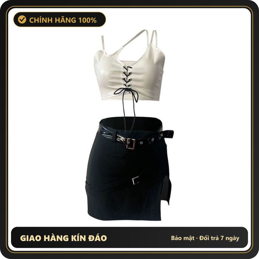 (Che Tên) Váy Cosplay Thư Ký Chéo Cổ - Đồ Ngủ Quyến Rũ Thời Trang nữ cho Tiệc Hóa Trang, Sự Kiện Cosplay, Phong Cách Gợi Cảm - Hàng Mới Về