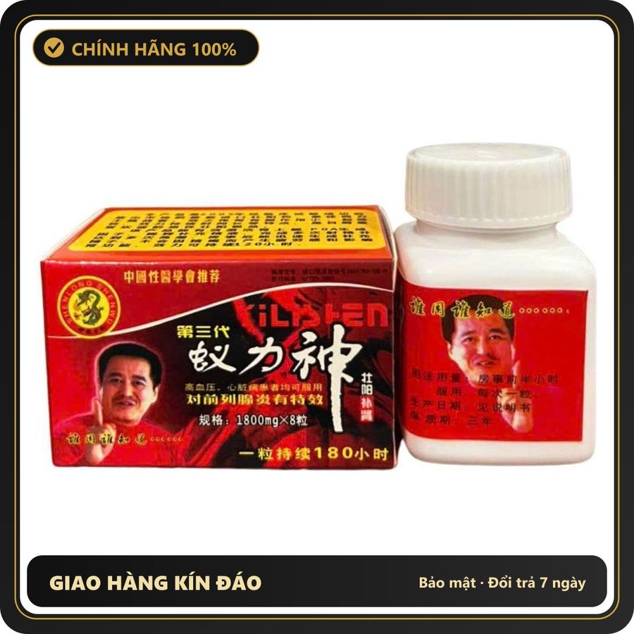 (Che Tên) Nghị Lực Thần Tăng Cường Sinh Lực – Chính Hãng YiLiShen - Hàng Mới Về