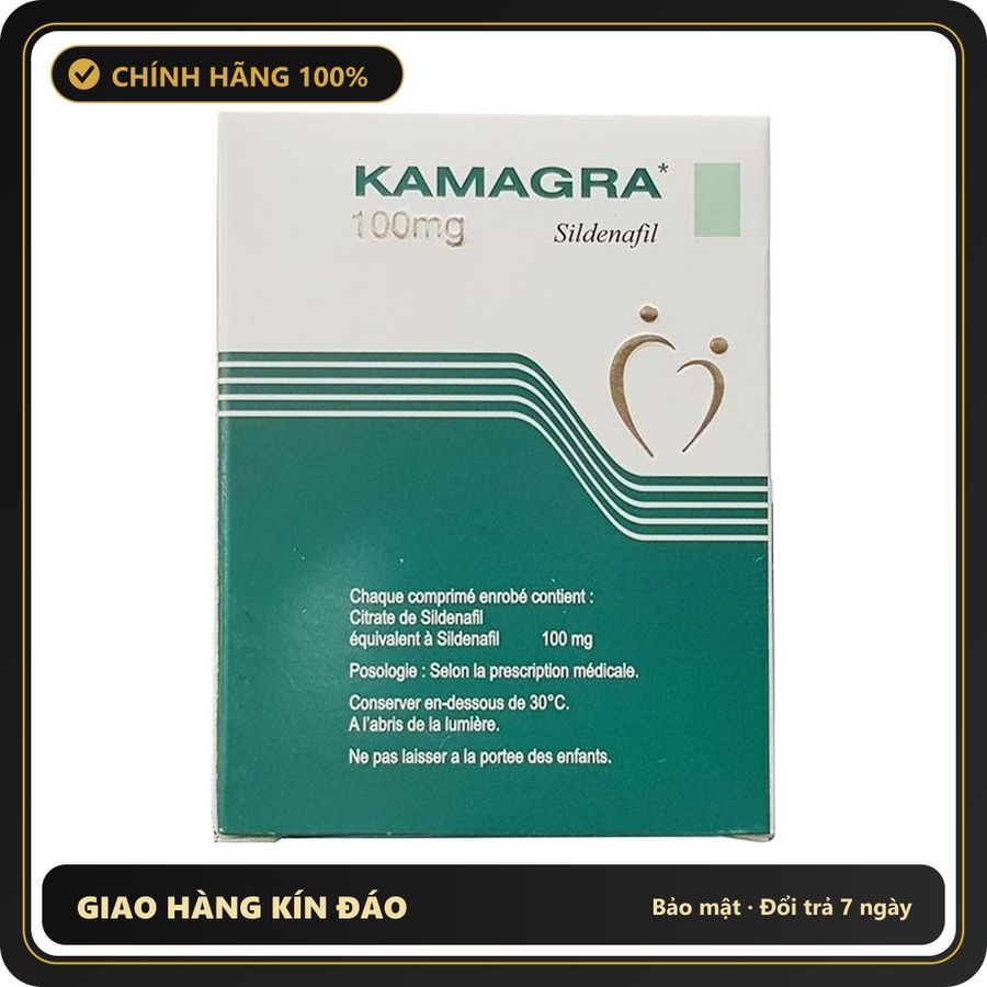 (Che Tên) Viên Uống Kamagaa 100mg Hỗ Trợ 24/7