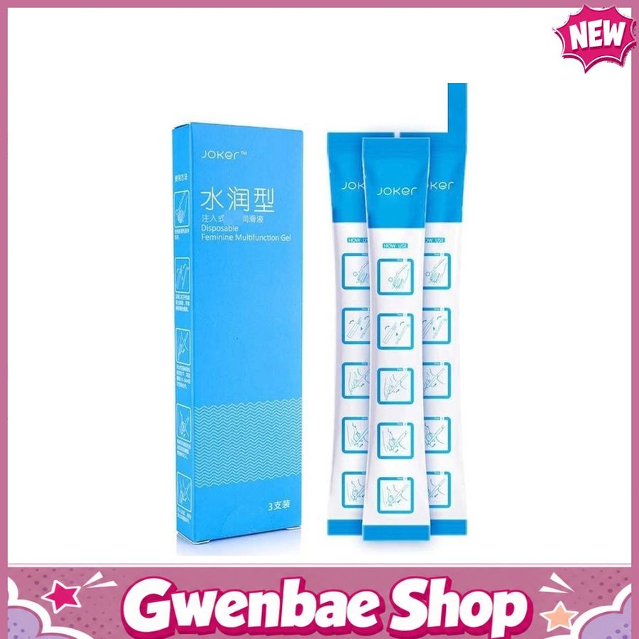 Joker xanh - Gel ống bơm không mùi hộp 3 ống - Gwen Shop Chính Hãng