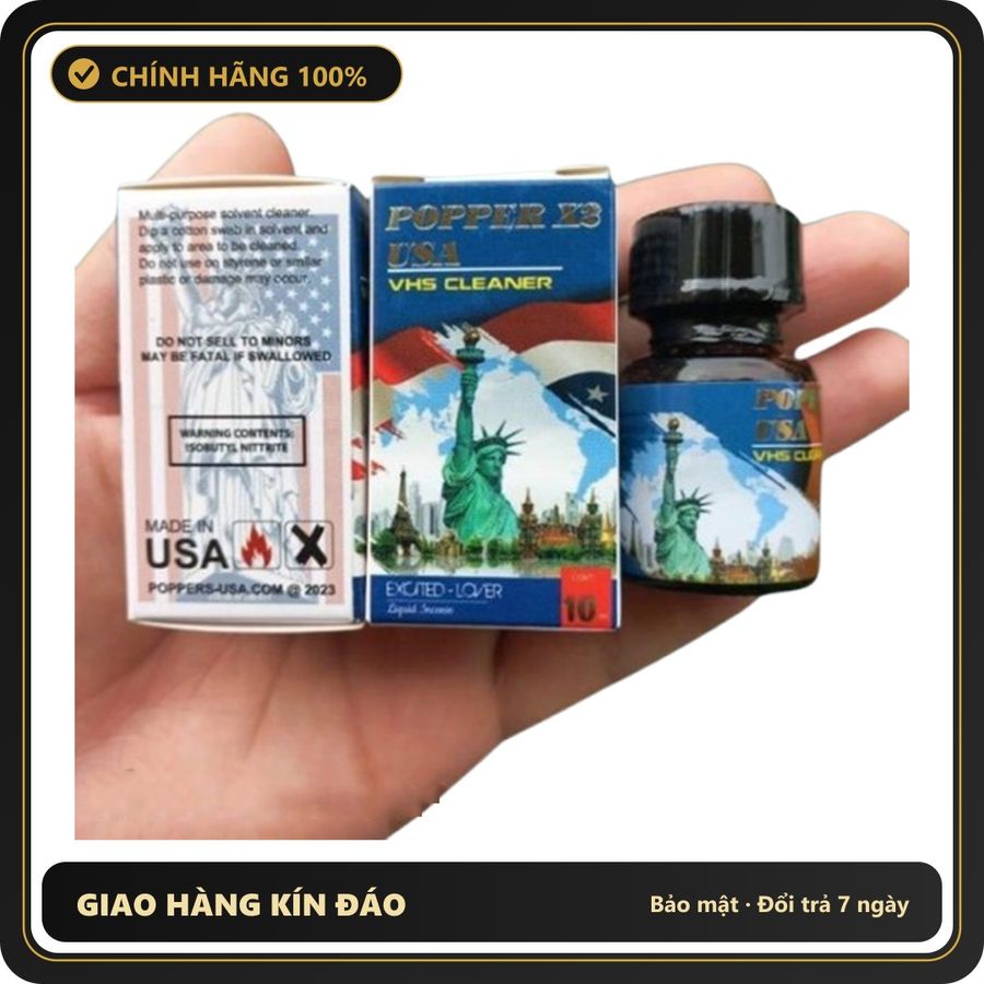 (Che Tên) Popper X2 USA 10ml Chính Hãng 533058 Giao Nhanh Toàn Quốc