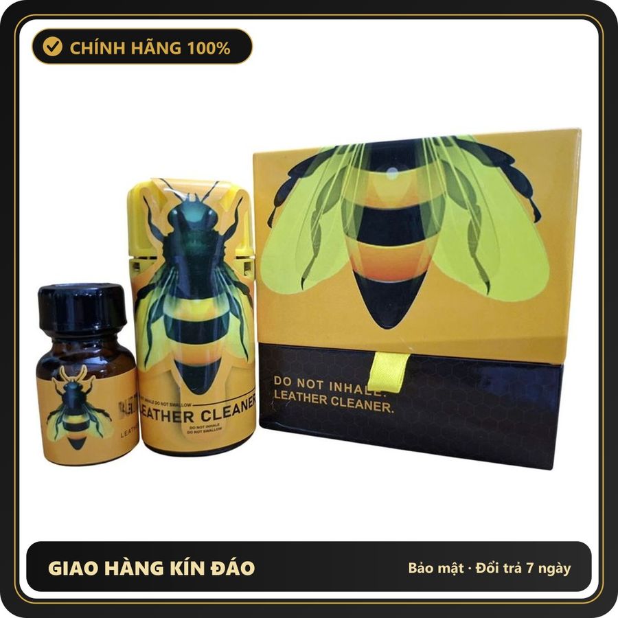 (Che Tên) Set Hộp Chai Hít Popper P.R.C Bumble Bee Con Ong Vàng 50ml Giao Nhanh Toàn Quốc