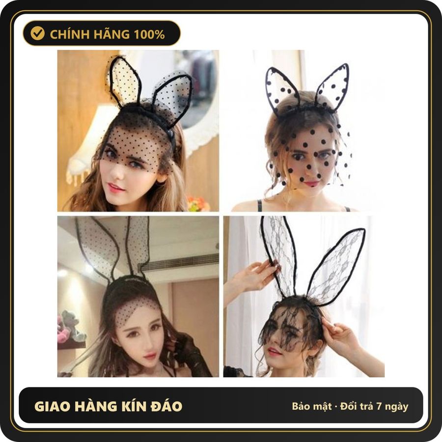 (Che Tên) Mặt Nạ Tai Thỏ Dễ Thương - Phụ Kiện Thời Trang Đáng Yêu Cho Tiệc Hóa Trang và Chụp Ảnh - Phong Cách Nổi Bật và Tươi Mới Hỗ Trợ 24/7