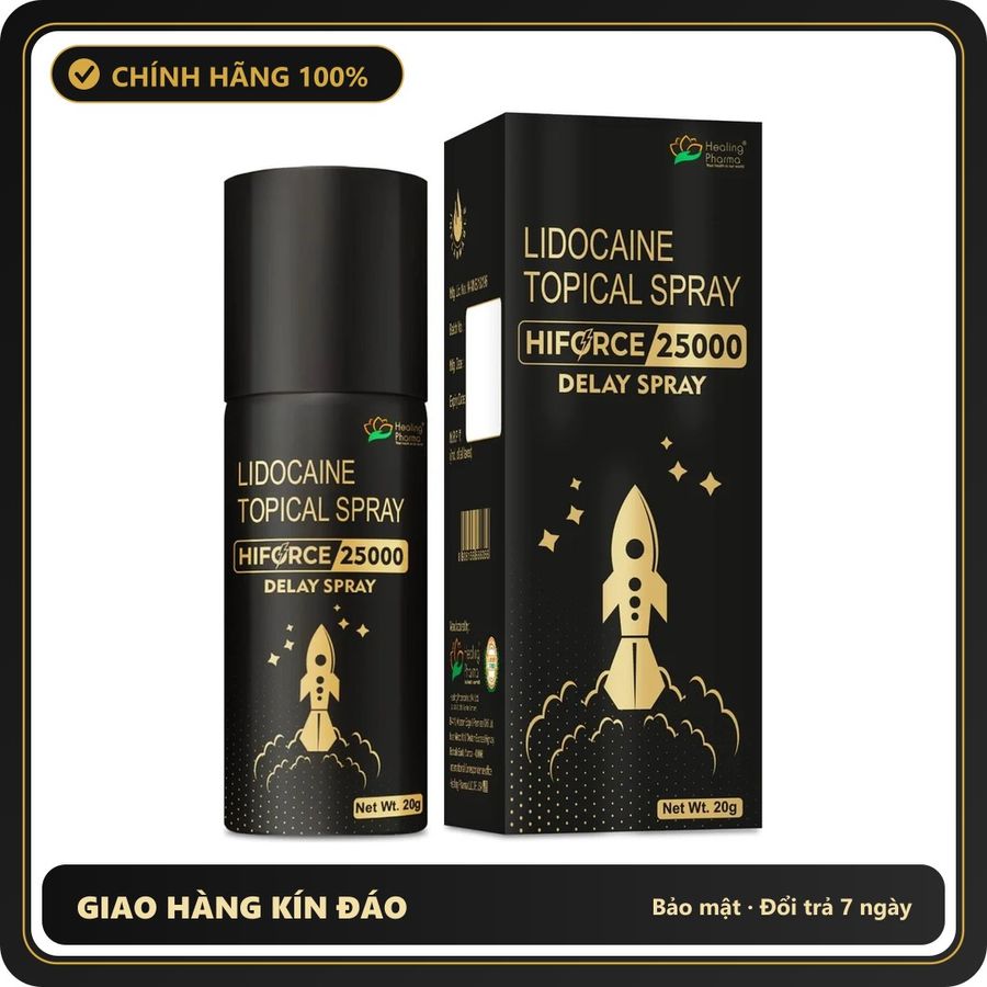 (Che Tên) Xịt Chống Xuất Tinh Sớm Hiforce 25000 – Nhập khẩu Ấn Độ 560294 Giao Nhanh Toàn Quốc