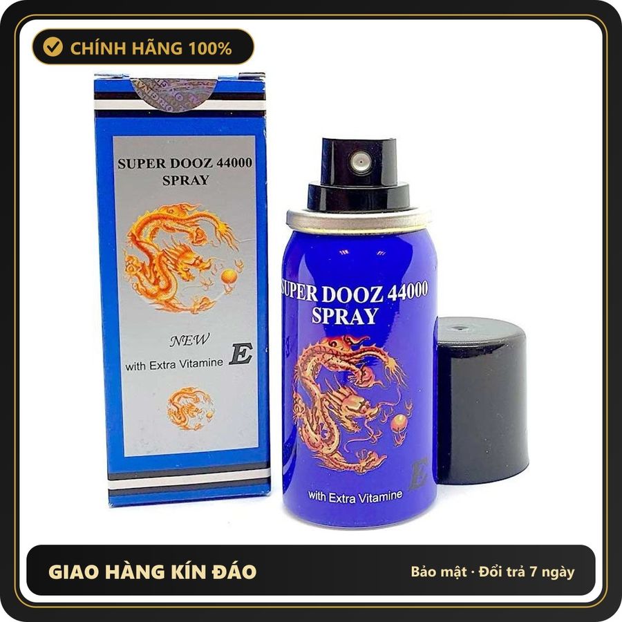 (Che Tên) Xịt Đức Rồng Xanh Super Dooz 44000 – Kéo Dài Thời Gian – 45ml 560458 Hỗ Trợ 24/7