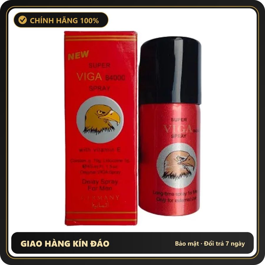 (Che Tên) Xịt Đức Super Viga 84000 – Kéo Dài Thời Gian – 35ml 560486 Bảo Mật Tuyệt Đối