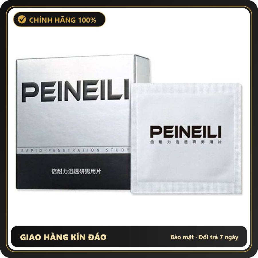 (Che Tên) Khăn lau Peineili Kéo Dài Thời Gian Nam Giới – Hộp 12 Cái 561580 - Hàng Mới Về