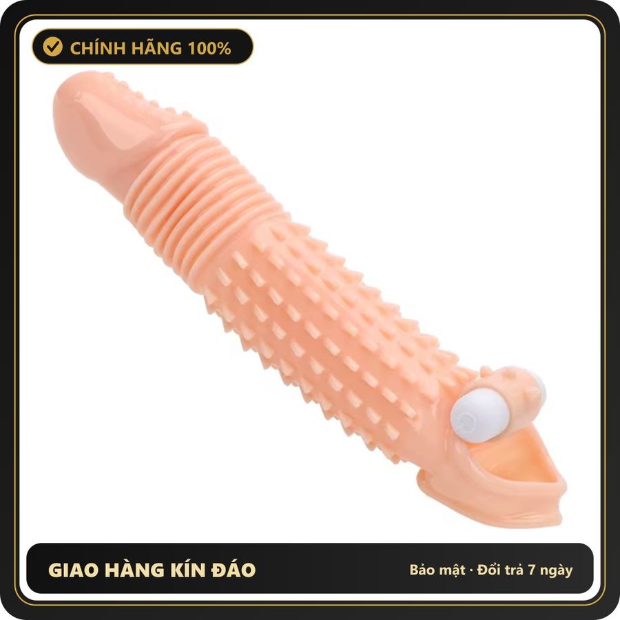 (Che Tên) Bao Cao Su Rung Có Gai Hai Đầu Nhấp Là Phê 564651 - Hàng Mới Về