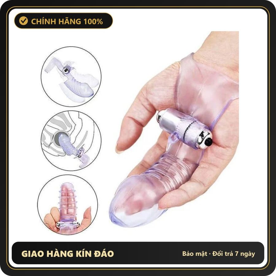 (Che Tên) Ngón Tay Rung Kích Thích Điểm G – Trải Nghiệm Cực Đỉnh 565107 Hộp Trắng Kín