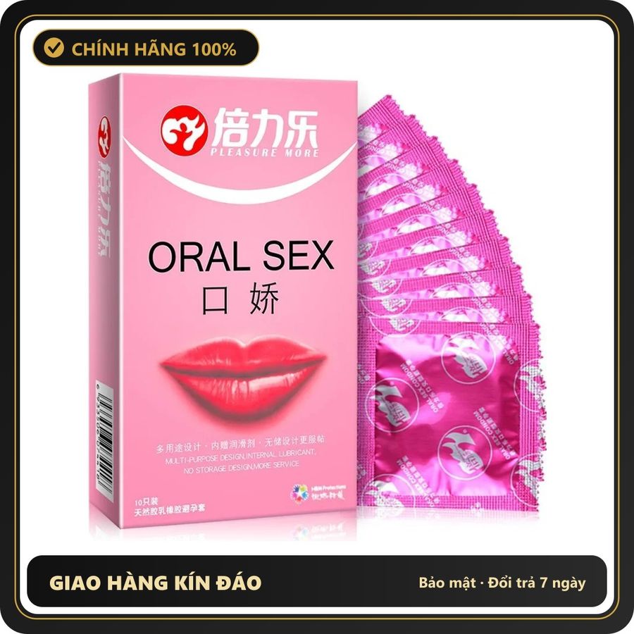 (Che Tên) Bao Cao Su Quan Hệ Miệng Beilile Oral Sex – Hộp 10 Cái 565580 Hỗ Trợ 24/7