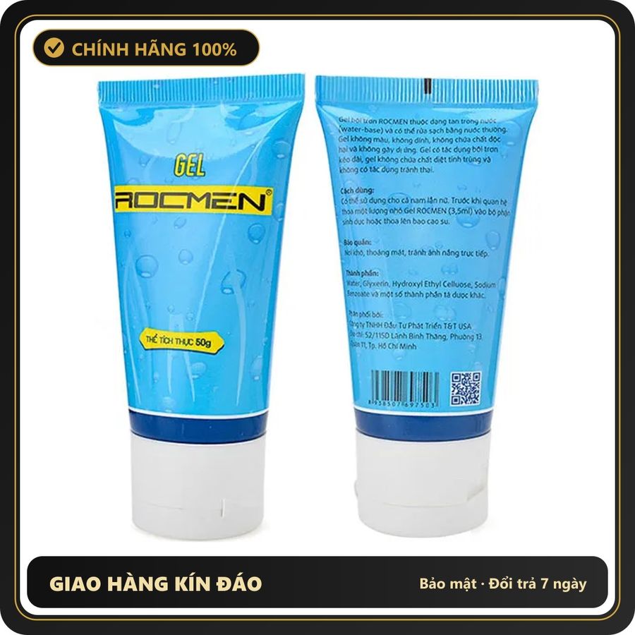 (Che Tên) Gell Bôi Trơn Rockmen Cao Cấp Bảo Đảm