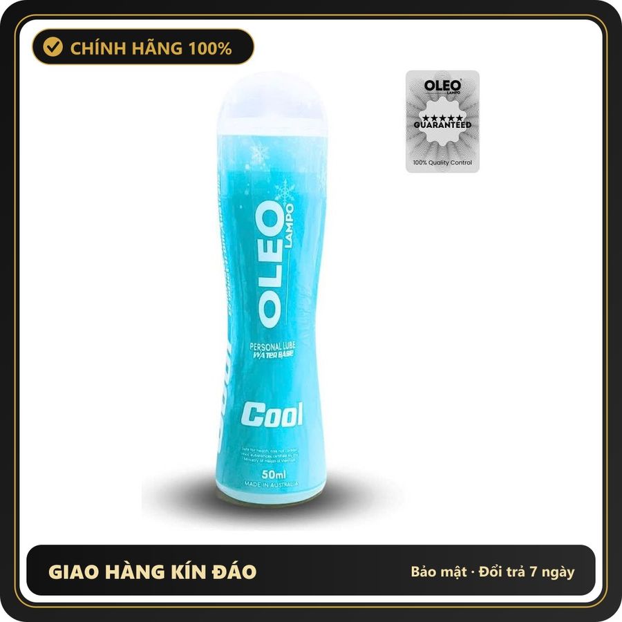 (Che Tên) Gell Bôi Trơn Oleo Lampo Cool 50ml 569068 Cao Cấp Bảo Đảm
