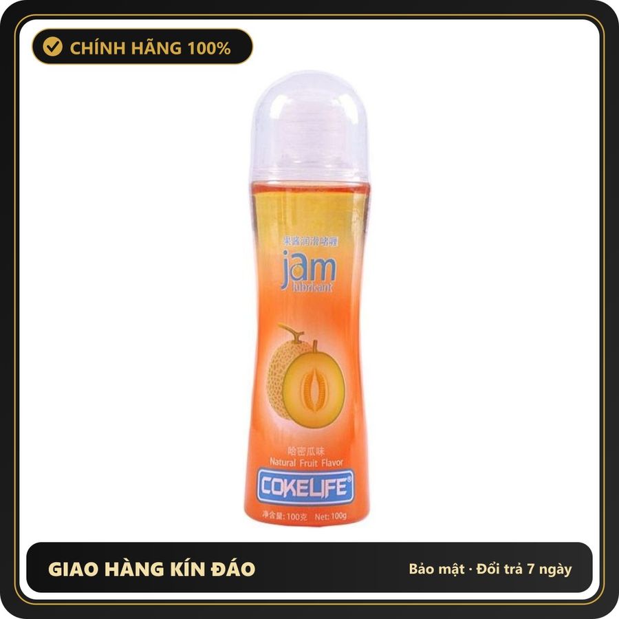 (Che Tên) Gell Bôi Trơn Quan Hệ Miệng Cokelife Hương Dưa Lưới 100 ml Hộp Trắng Kín
