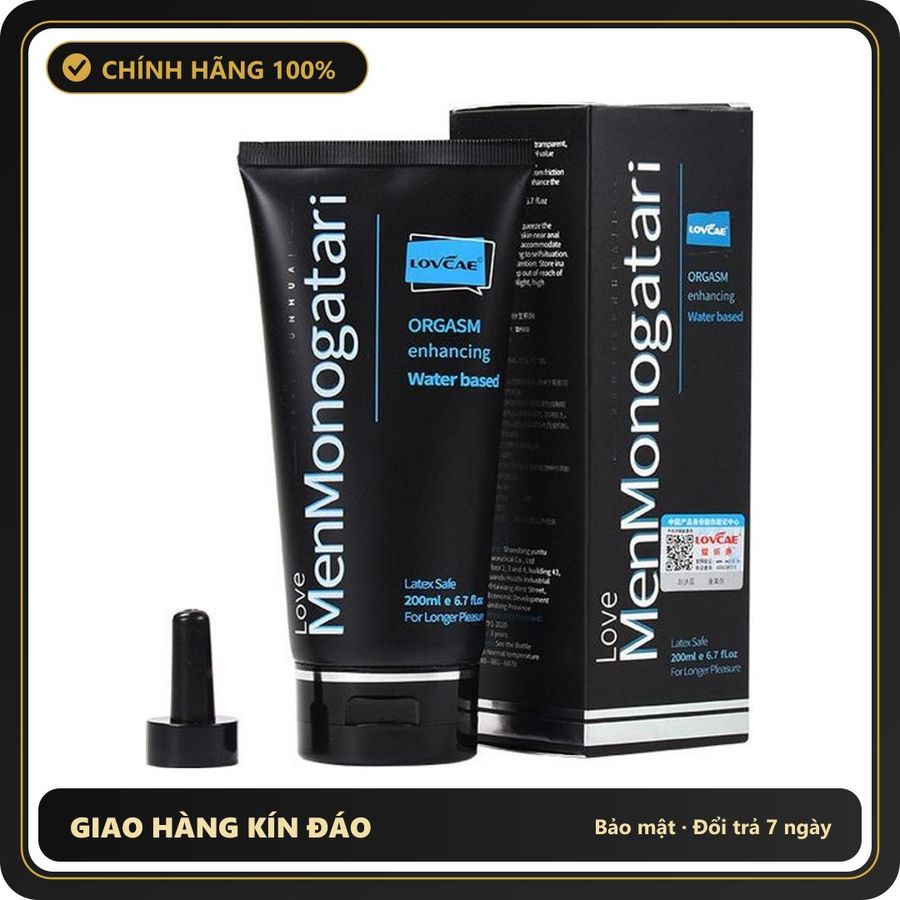 (Che Tên) Gell Bôi Trơn Hậu Môn Love Menmonogatari 200ml Chính Hãng Giao Nhanh Toàn Quốc