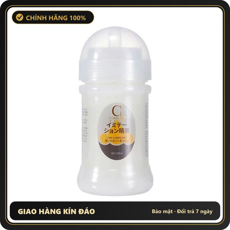 (Che Tên) Gell Bôi Trơn COKELIFE Dung Dịch Mô Phỏng Tinh Dịch Màu Trắng 150ml Cao Cấp Bảo Đảm