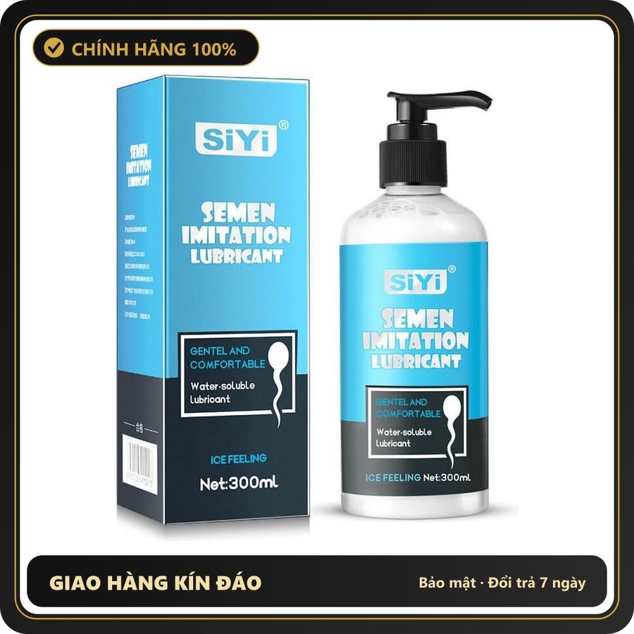 (Che Tên) Gell Bôi Trơn Hậu Môn Siyi Ice Feeling Mát Lạnh Chai 120Ml Giao Nhanh Toàn Quốc