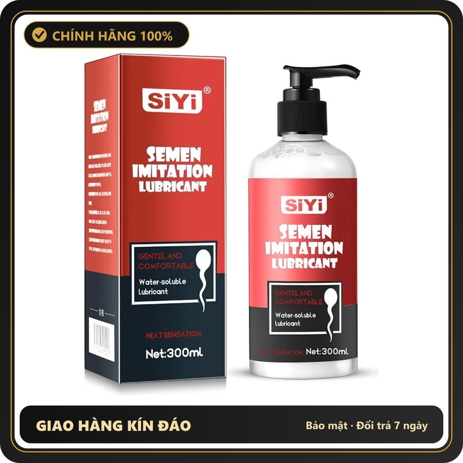 (Che Tên) Gell Bôi Trơn Hậu Môn Siyi Heat Sensation Ấm Nóng Chai 120ml Hỗ Trợ 24/7