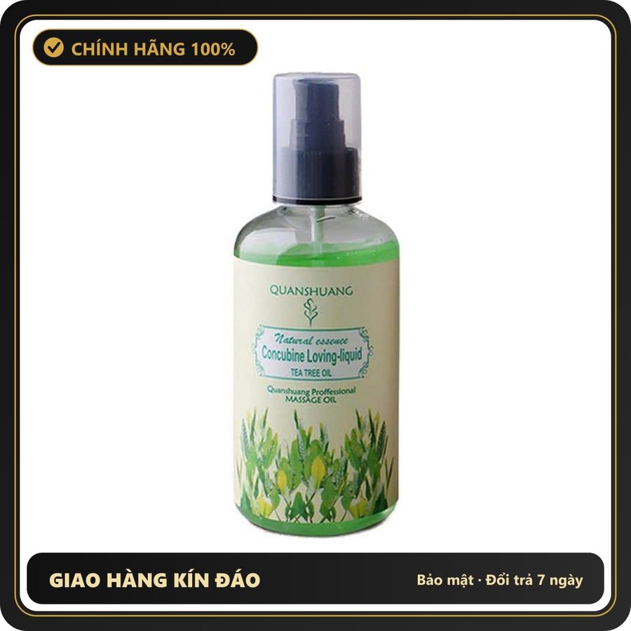 (Che Tên) Tinh Dầu Massage Quanshuang Hương Trà Xanh Thư Giãn & Kích Thích Chai 300ml 572828 Giao Nhanh Toàn Quốc