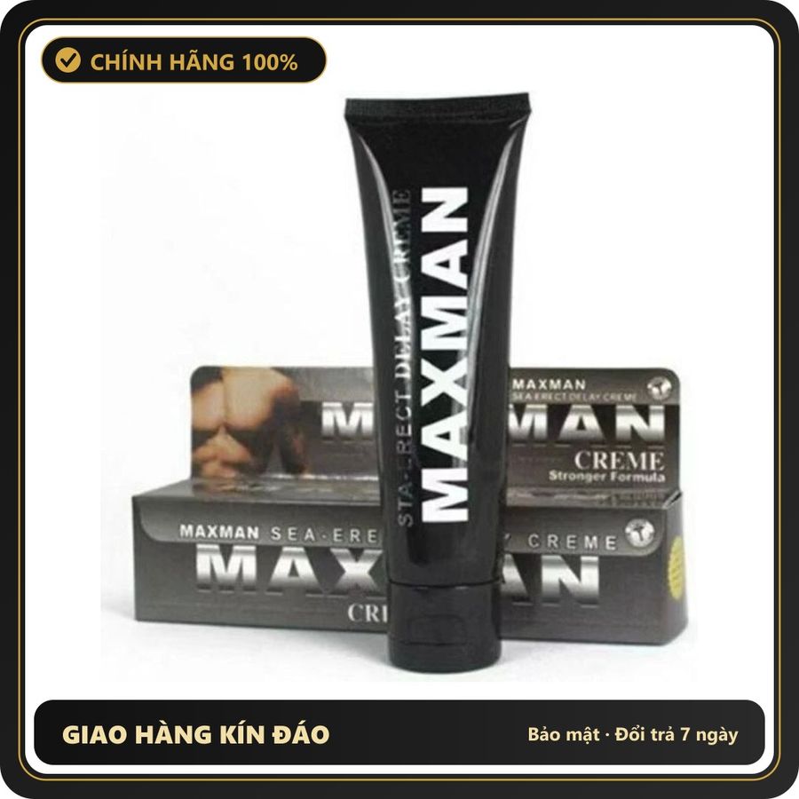 (Che Tên) Gell Maxman Hỗ Trợ Tăng Kích Thước, Kéo Dài Thời Gian Quan Hệ Chính Hãng Hỗ Trợ 24/7