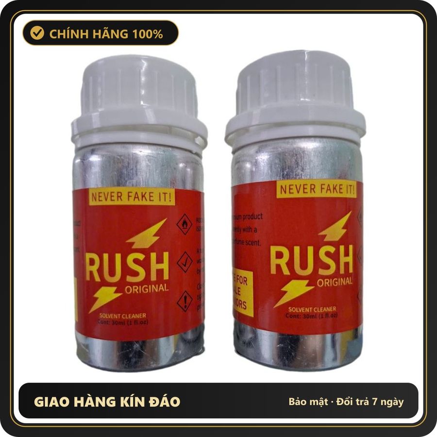 (Che Tên) Popper Khô Rush Original Never Fake It USA 30ml Giao Nhanh Toàn Quốc