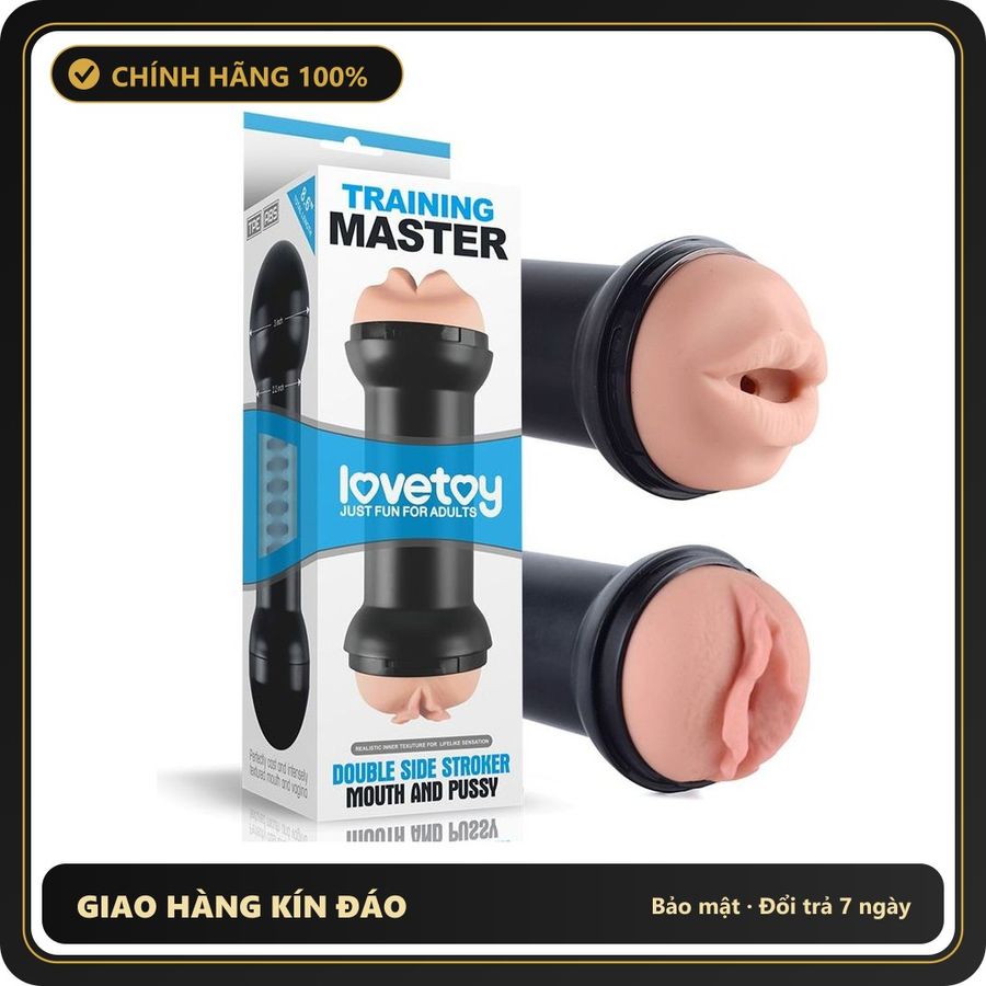 (Che Tên) Âm Đạo Giả Và Miệng Lovetoy Training Master 610279 Bảo Mật Tuyệt Đối